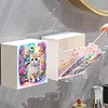 (US Local)Wall Mounted Cats Birds DIY Diamond Painting Storage Box for Art Crafts
