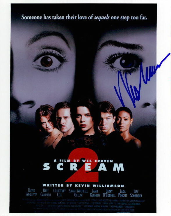 Wes Craven (Scream) in-person signed 8x10 Photo Poster painting