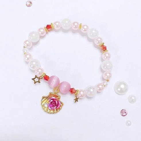 Lolita Handmade Shell Rose Pearl Bracelet SP165740