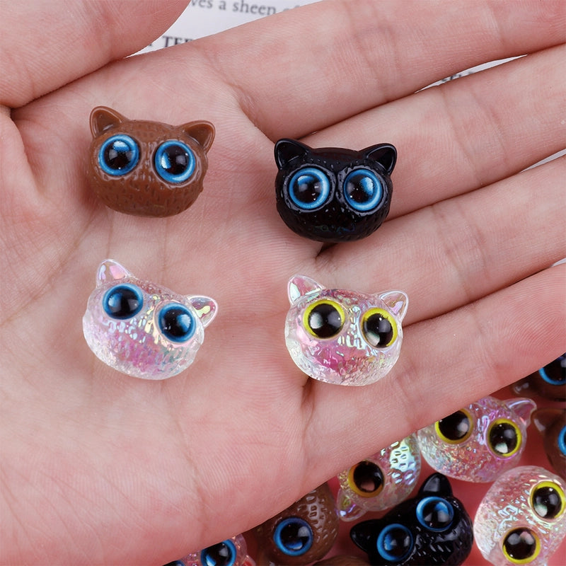 10 PCS/Package Arylic Cat Beads
