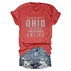 On A Silent Night In Ohio You Can Hear Wolverines Crying Tee