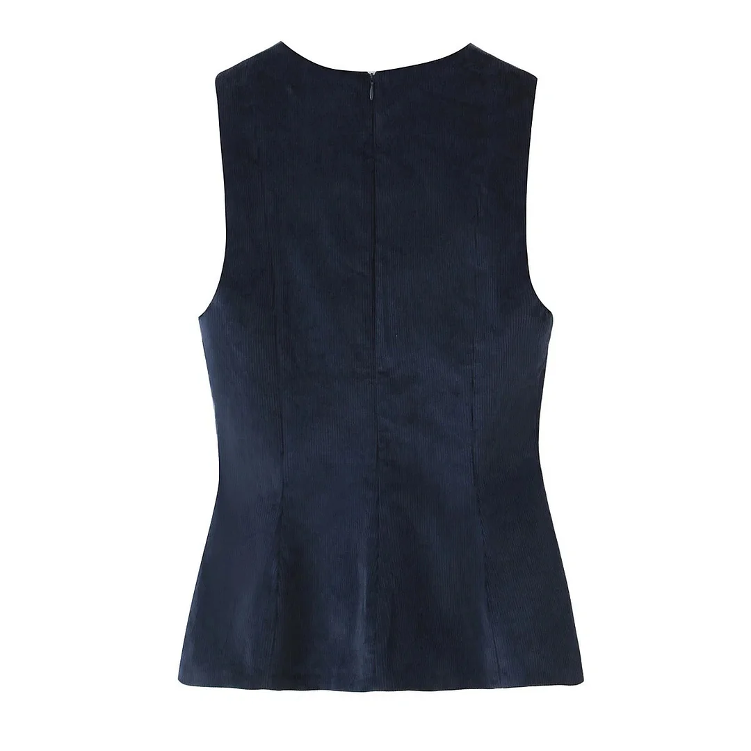 Nigikala Nigikala Women's Clothing INS Burst Fashion Casual Sleeveless Cordless Vest Top + Mini Skirt