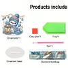 (US Local)Snowman Print DIY Desktop Diamond Art Kits for Home Office Desktop Decor