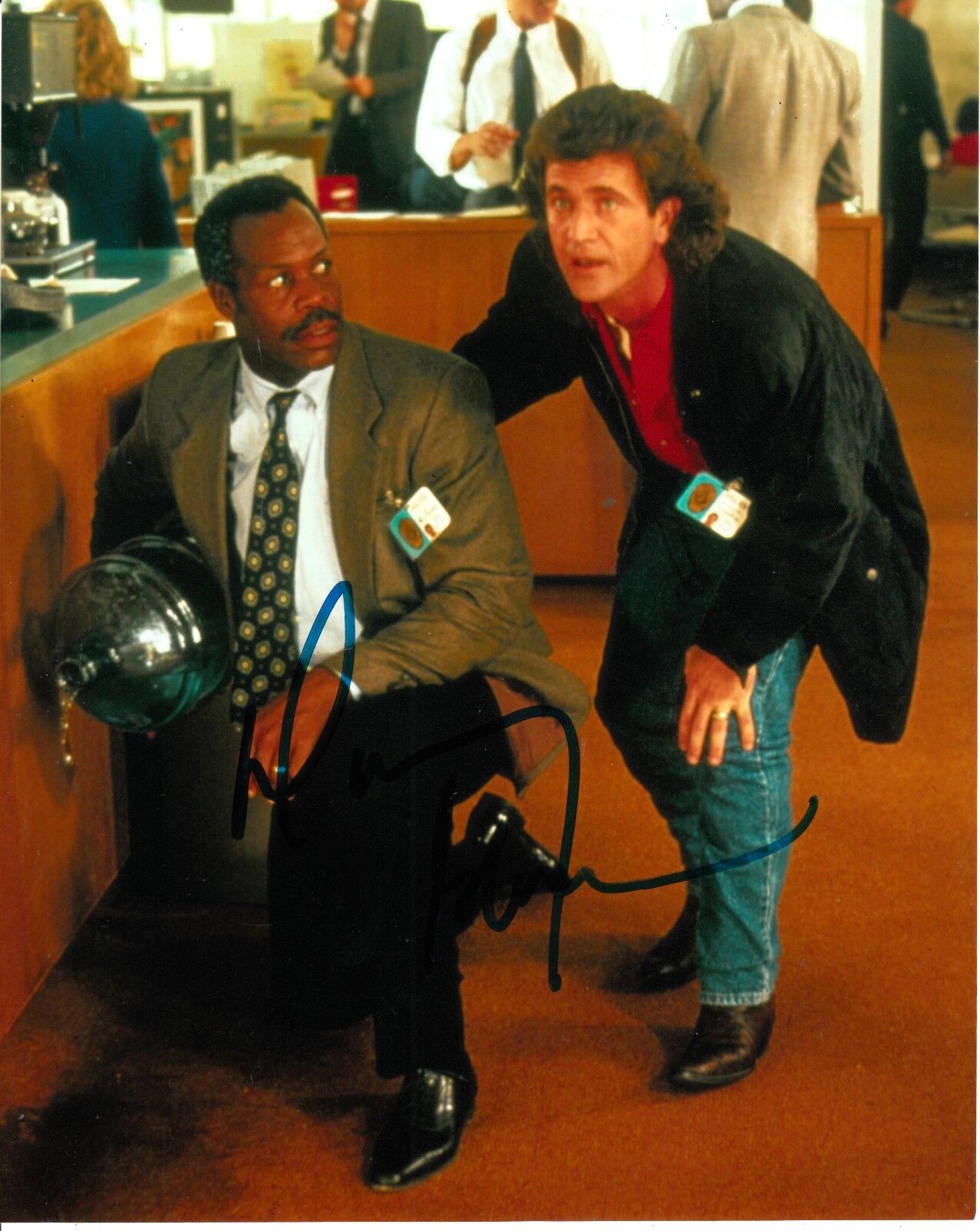 DANNY GLOVER SIGNED LETHAL WEAPON Photo Poster painting UACC REG 242 FILM AUTOGRAPHS