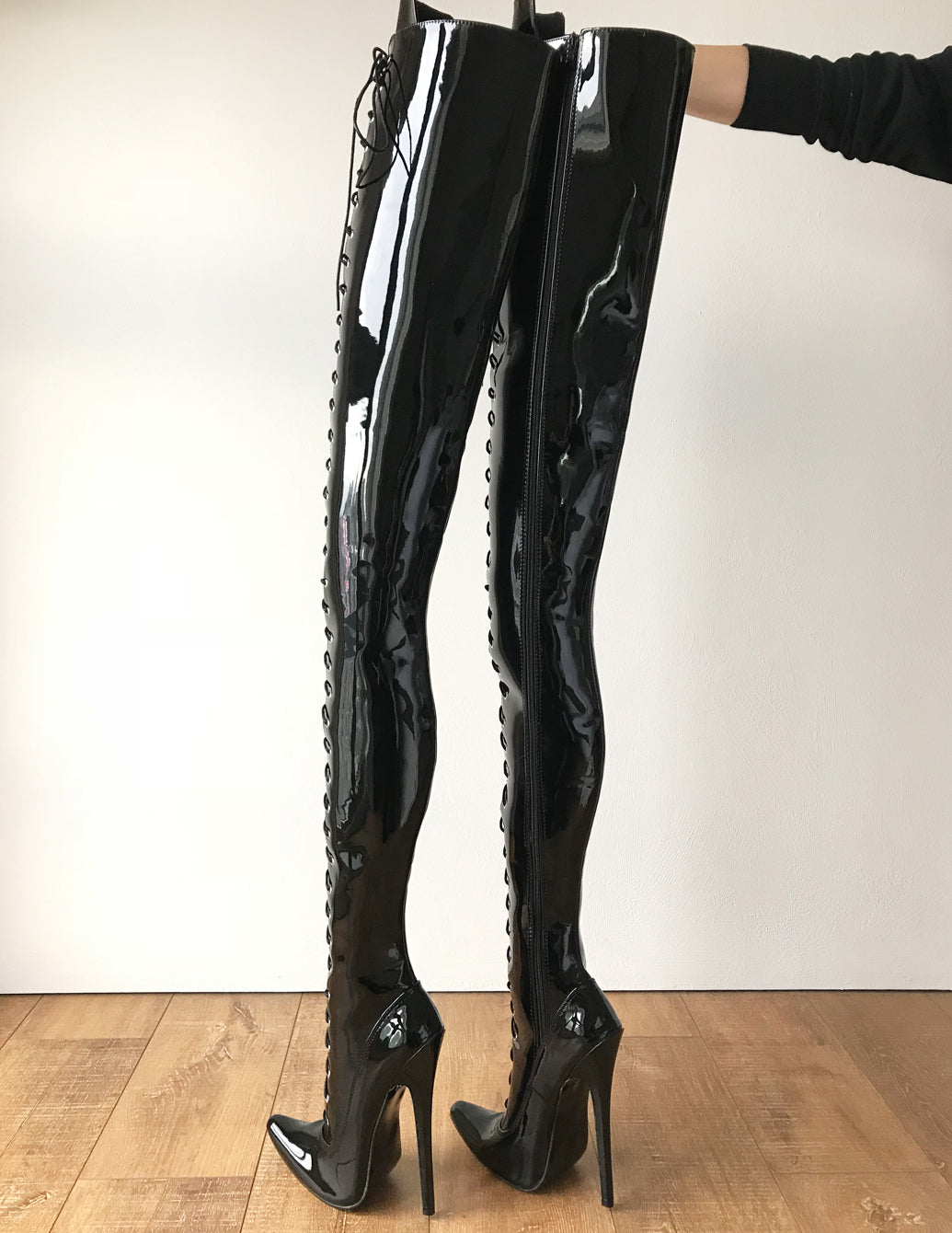 TAAFO AVATAR Crotch Hi Hard Shaft  Laceup 18cm Stiletto Boots Personalized Shaft