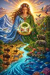 Luxury AB Velvet Diamond Painting Kit - Mother Earth