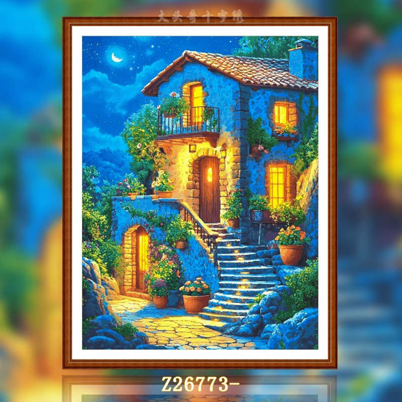 【ZZ6773-Starlight Cabin】 Painting Fairy Cross Stitch