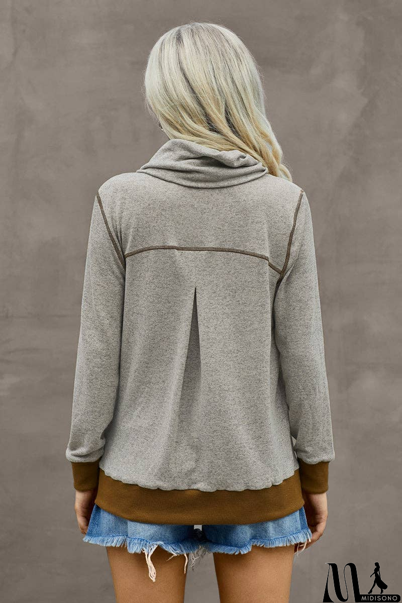 MidiSono - Cozy Chic Turtleneck Top