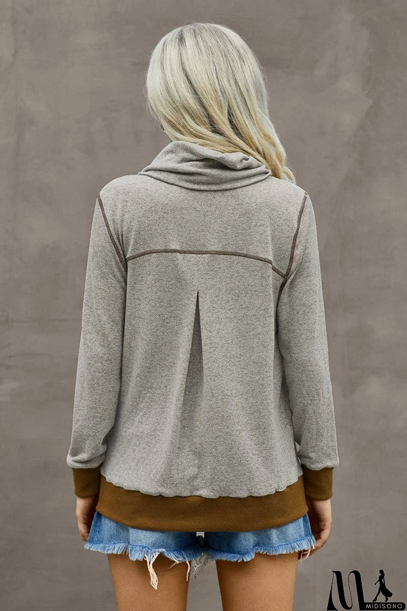 MidiSono - Cozy Chic Turtleneck Top