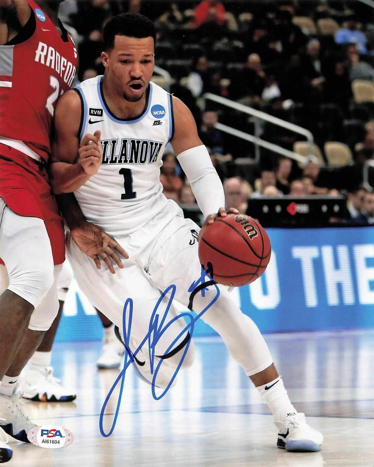 Jalen Brunson signed 8x10 Photo Poster painting PSA/DNA Dallas Villanova