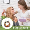 (US Local)Acrylic Pumpkin Wreath   DIY Hanging Diamond Art Kits Wall Door Decoration