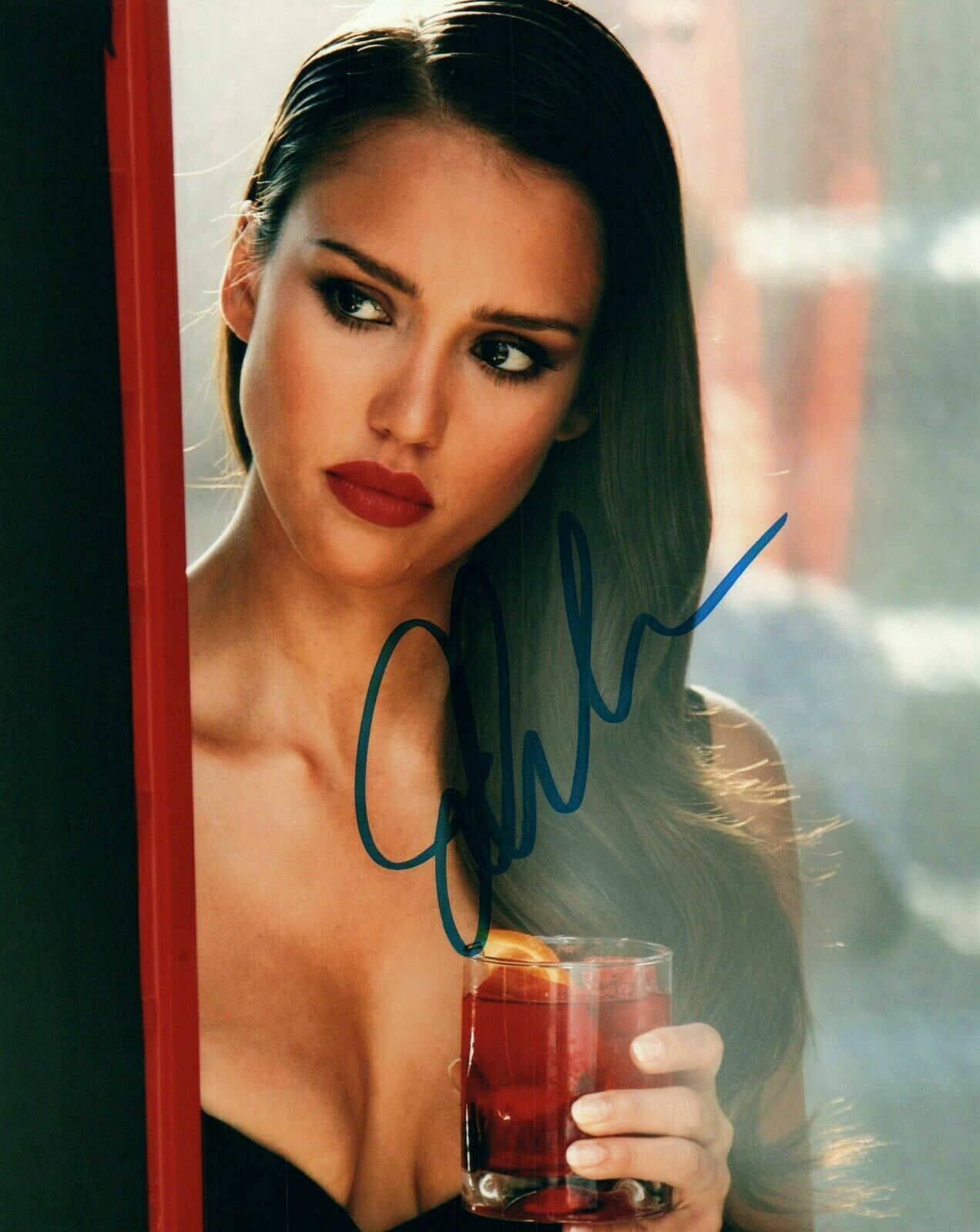 Jessica Alba authentic signed autographed 8x10 Photo Poster paintinggraph holo COA