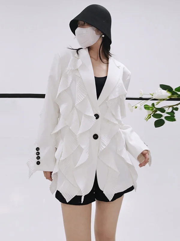 Women's Fashion Patchwork Lace Loose Suit Flusfy