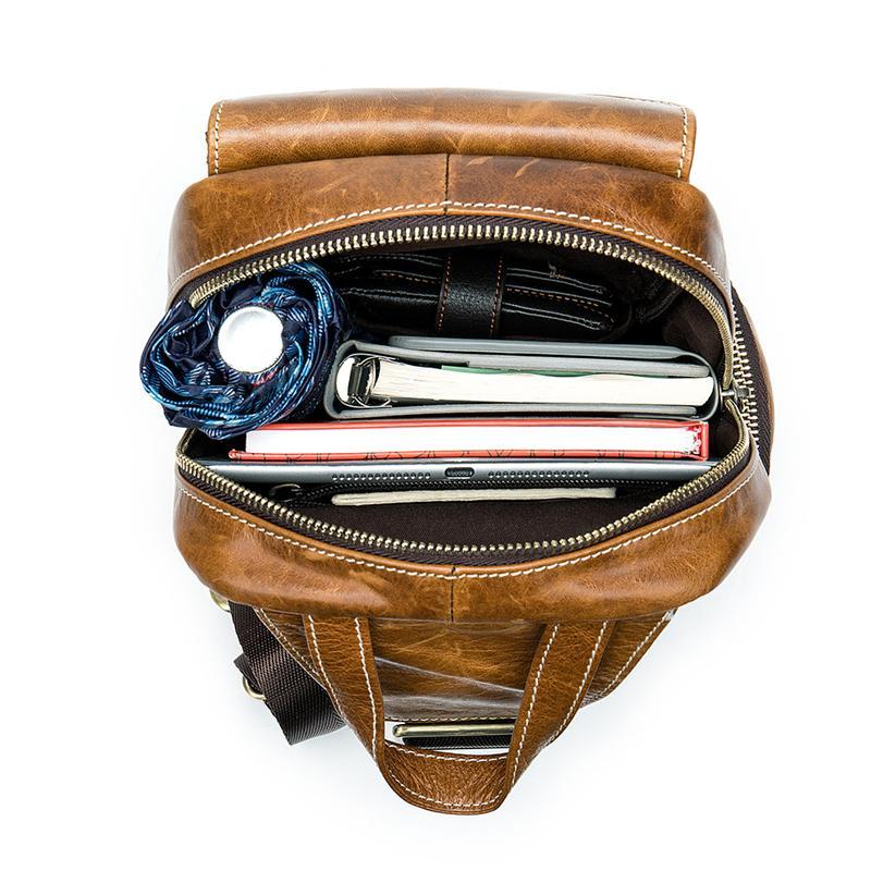 Sports Leather Crossbody Bags With Large Capacity