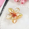 6PCS Flashing Colors Flower Shape Hair Claw