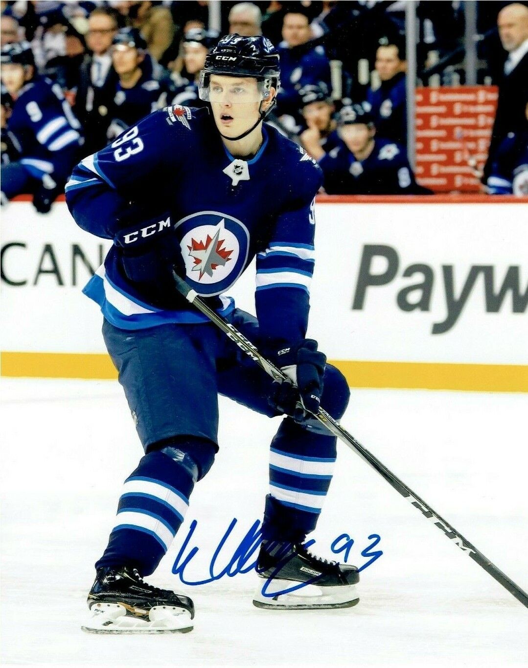 KRISTIAN VESALAINEN autographed SIGNED WINNIPEG JETS 8X10 Photo Poster painting