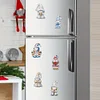 6Pcs Diamond Painting Acrylic Christmas Goblin Fridge Magnet for Home Decor