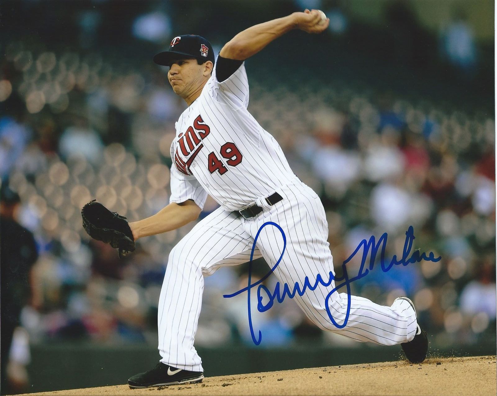 TOMMY MILONE signed autographed MINNESOTA TWINS 8x10 Photo Poster painting W/COA