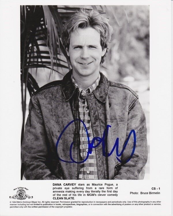 DANA CARVEY signed autographed CLEAN SLATE MAURICE POGUE 8x10 Photo Poster painting