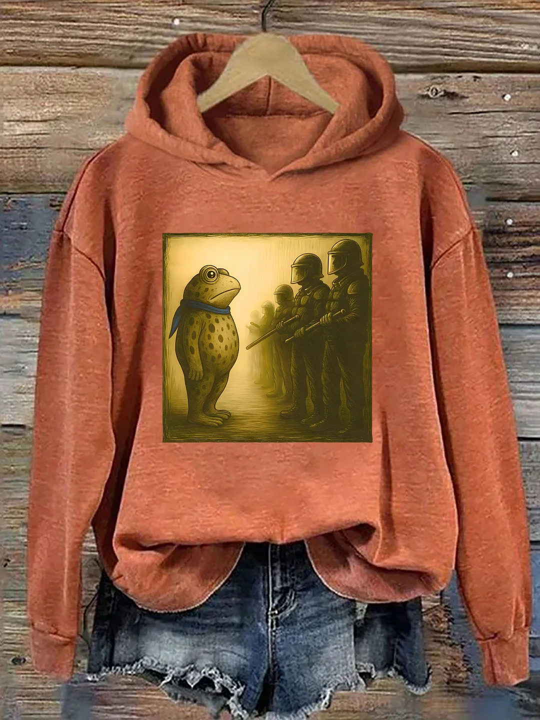 Portland Frog Hoodie