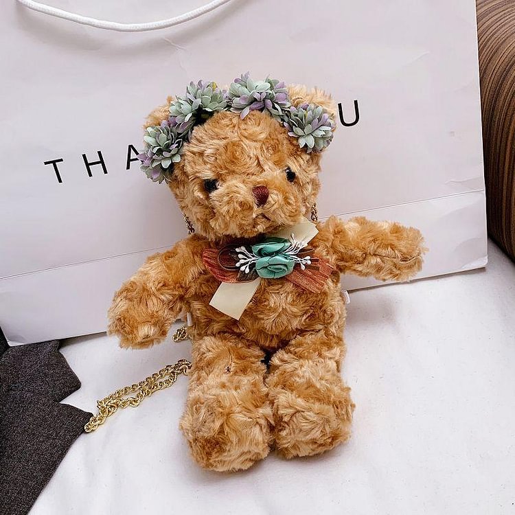 Kawaii Doll Cartoon Plush Chain Bag