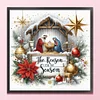 (US Local)Jesus-14CT Stamped Cross Stitch Kit(40x40cm)