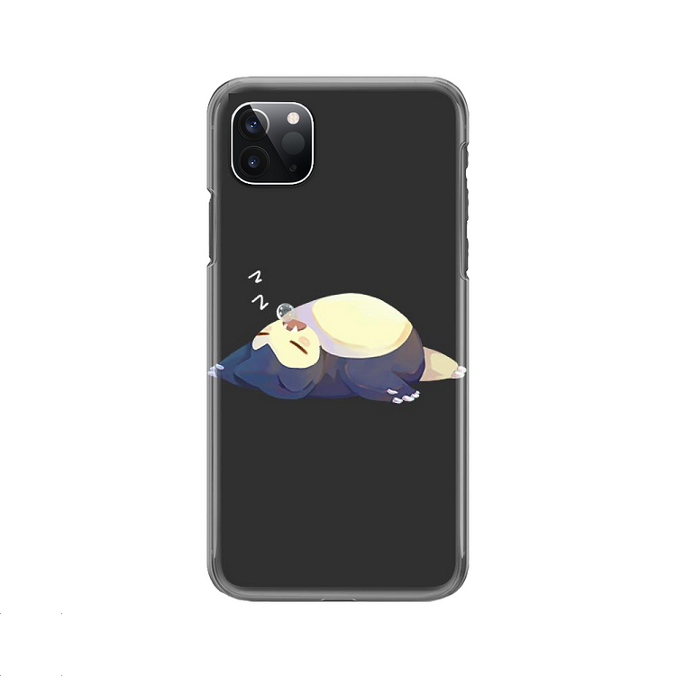 Sleeping Nose Bubbling Snorlax, Pokemon iPhone Case