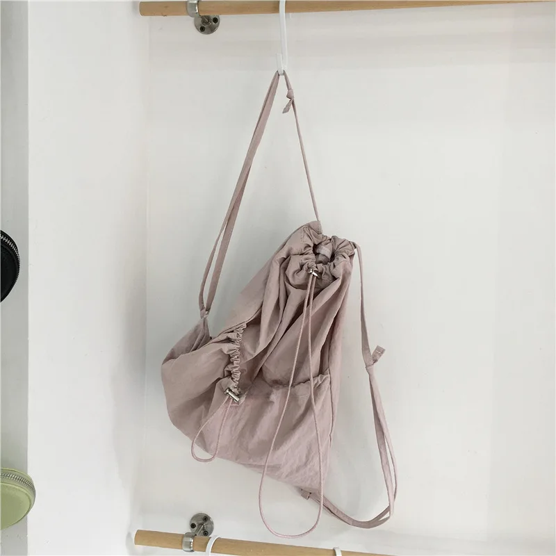 Shockcrush Korean Ins Red Book Best Seller Lightweight Canva Travel Backpack Casual Versatile Double Shoulder Bag For Men Women Casual Daypacks & Backpacks