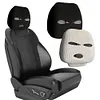 Halloween Spoof Face Funny Car Headrest Cover Decoration for Most Cars (White)