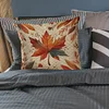 Maple Leaves-11CT Stamped Cross Stitch Pillowcase 45*45cm tapestrymarket