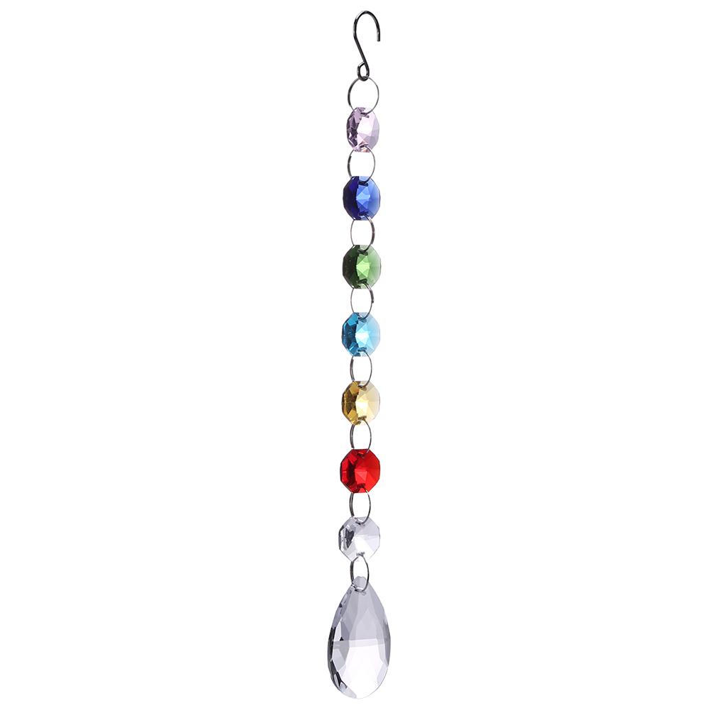 

DIY Hanging Colorful Octagonal Bead Crystal Light String Pendant, 501 Original