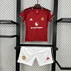 2025/2026 Kids Size Manchester United Home Football Shirt 1:1 Thai Quality 