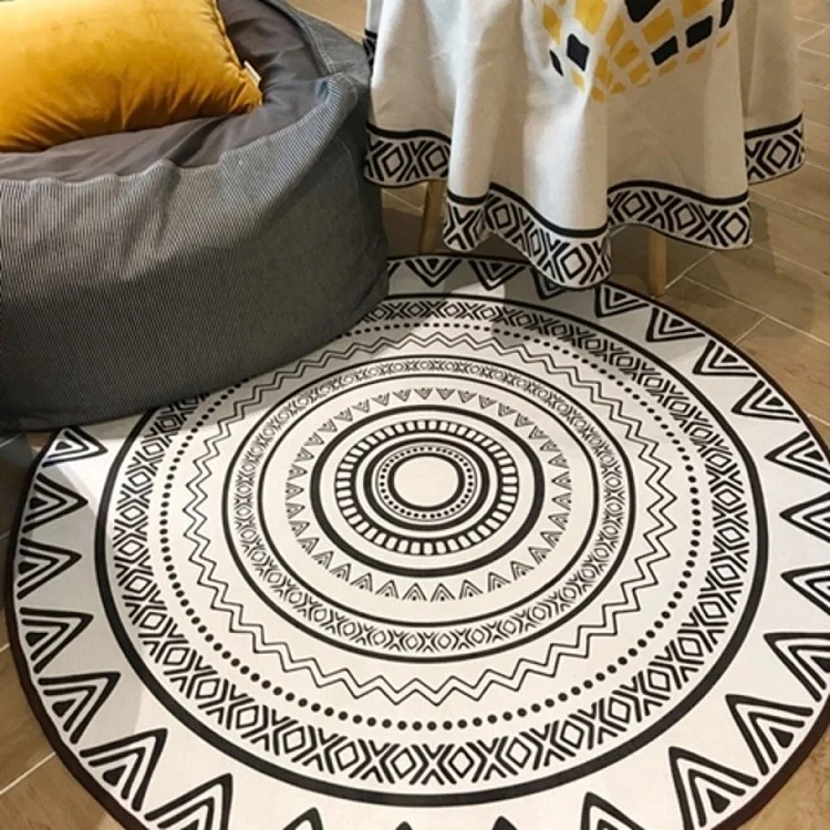 Geometric Round Absorbent Non-Slip Floor Mat（50% OFF）