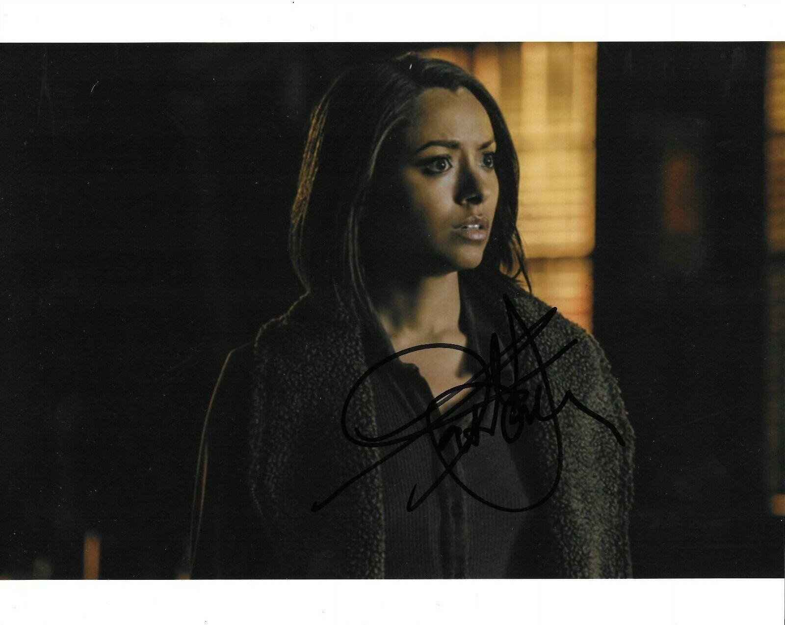 Katerina Graham The Vampire Diaries autographed Photo Poster painting signed 8x10 #5 Bonnie