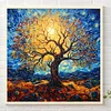 (40*40cm)Tree - Square AB Drill Diamond Painting
