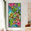 (40*80cm)Butterfly Flower - Full Round Drill Diamond Painting
