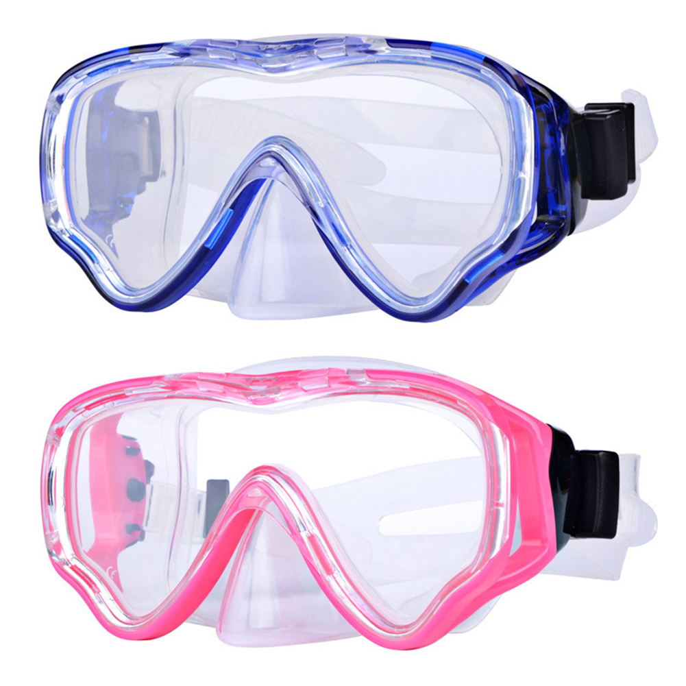 

Kids Waterproof Diving Goggles Anti-fog Children Swim Snorkel Mask, Blue, 501 Original