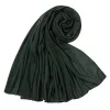 Plain Color Women Sweat Cloth Long Hijab Scarf Shawl