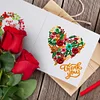 12pcs Diamond Painting Greeting Card Special Shape Embroidery for Birthday