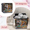 Foldable Diamond Painting Storage Bin Tiger Storage Box Diamond Painting Kit
