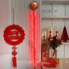 92LED 1.35m Electronic Firecracker Lamp with Sound AC220V LED String Light