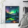 Aurora Scenery-11CT Stamped Cross Stitch 40*50cm/15.75*19.69in