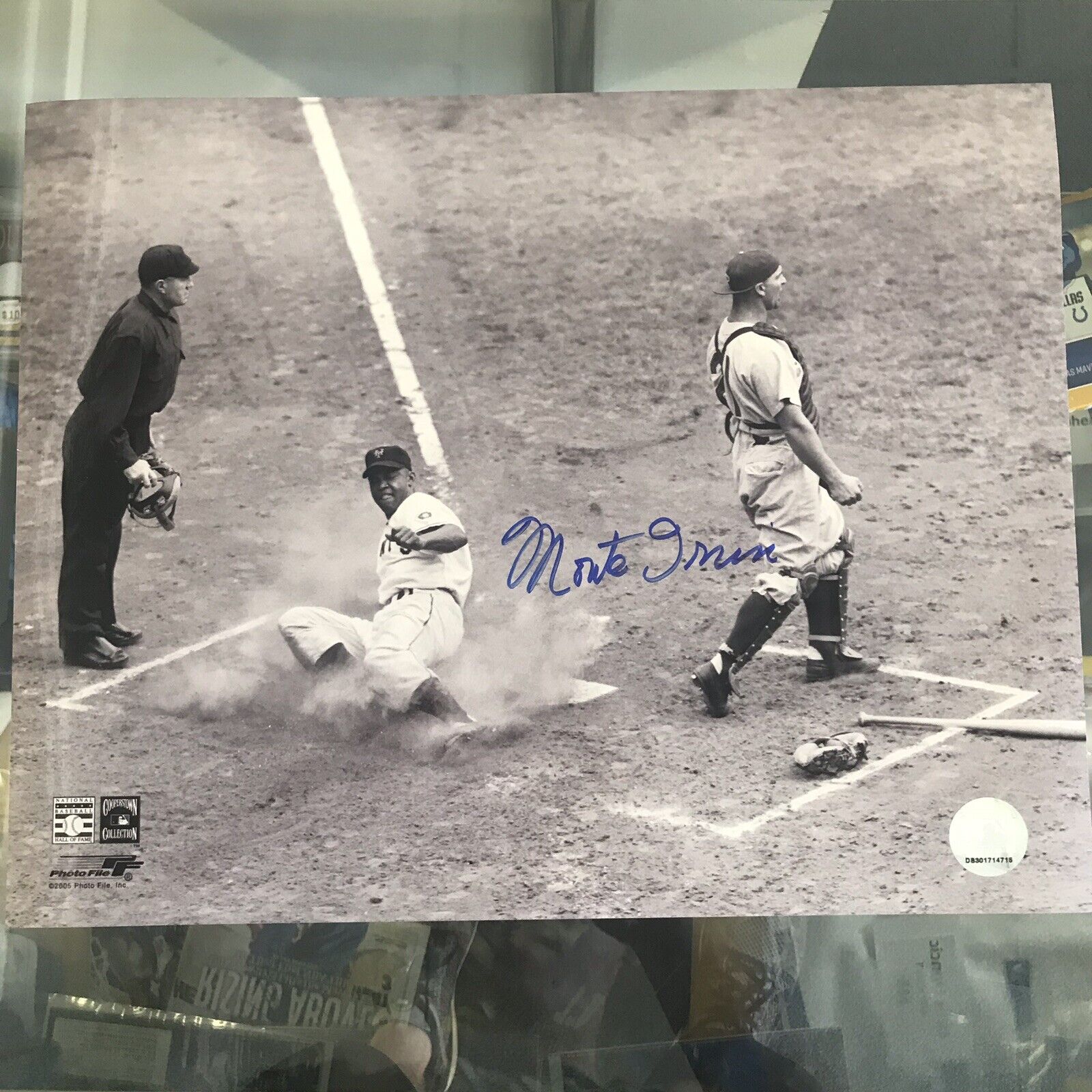 Monte Irvin Signed 11x14 Giants HOF A2 In Person Deceased