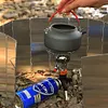 16 Plates Camping Stove Windscreen Aluminum Alloy Stove Windshield for Picnic