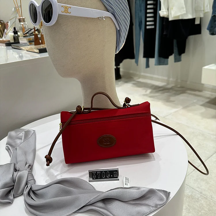 2024 Summer New Women's Portable Large Capacity Longxiang Mini Cute One Shoulder Handheld Bag Trendy_ viptrois