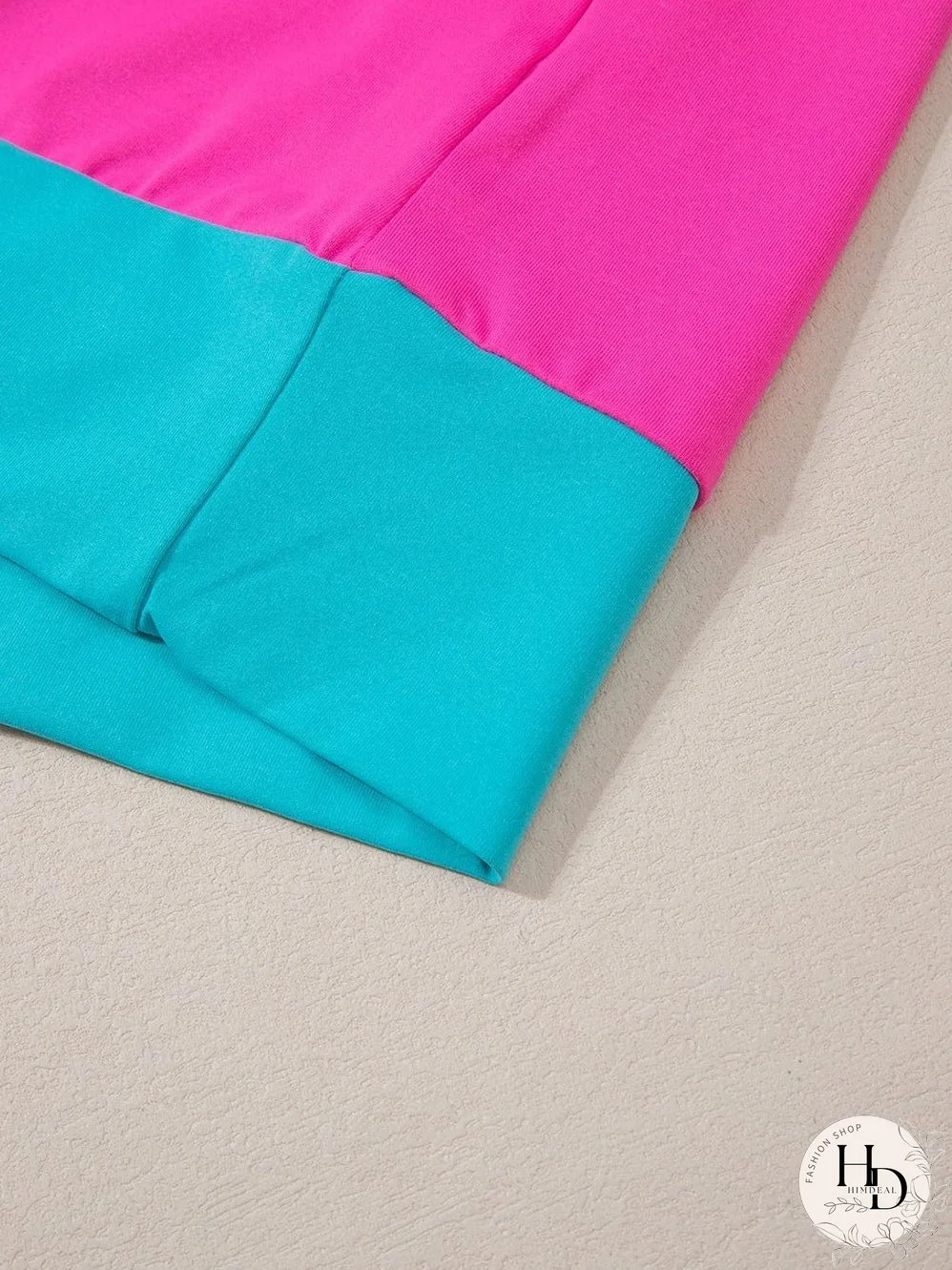 Summery Colorblock Set with Cap Sleeves