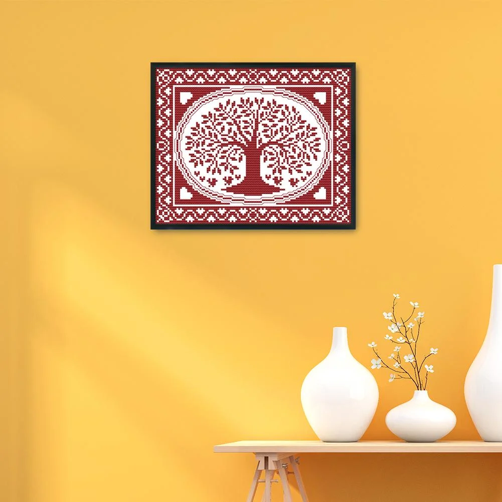 14ct Stamped Cross Stitch - Tree(28*21cm)