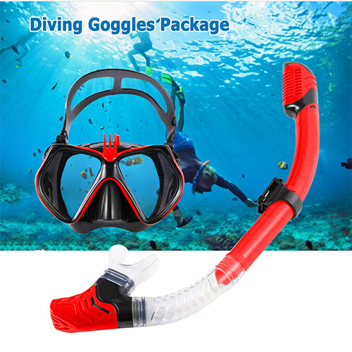 Professional Scuba Diving Masks Snorkeling Set Anti-Fog Goggles Glasses