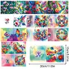 (US Local)12PCS DIY Animals Theme Diamond Art Greeting Cards Congratulations Cards & Gifts