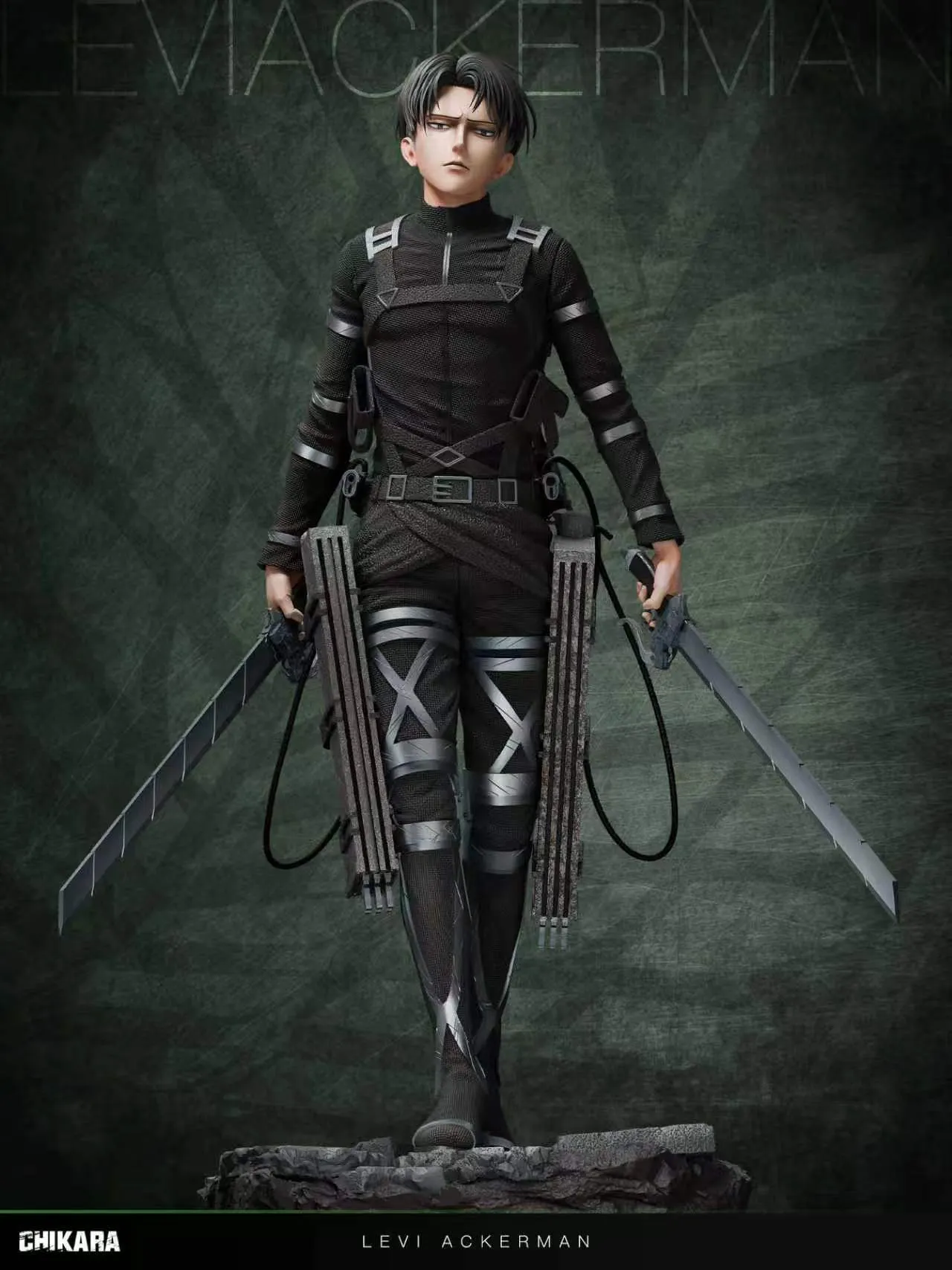 CHIKARA Studio - Levi Ackerman Survey Corps Cloak Ver. Attack On Titan-